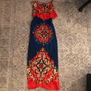 Boho maxi dress